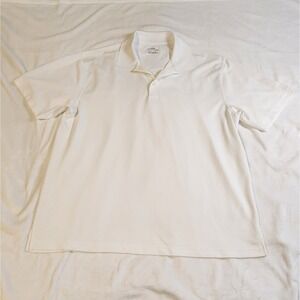 PGA Tour Men's Golf Performance Polo Shirt Size XXL, EUC, White